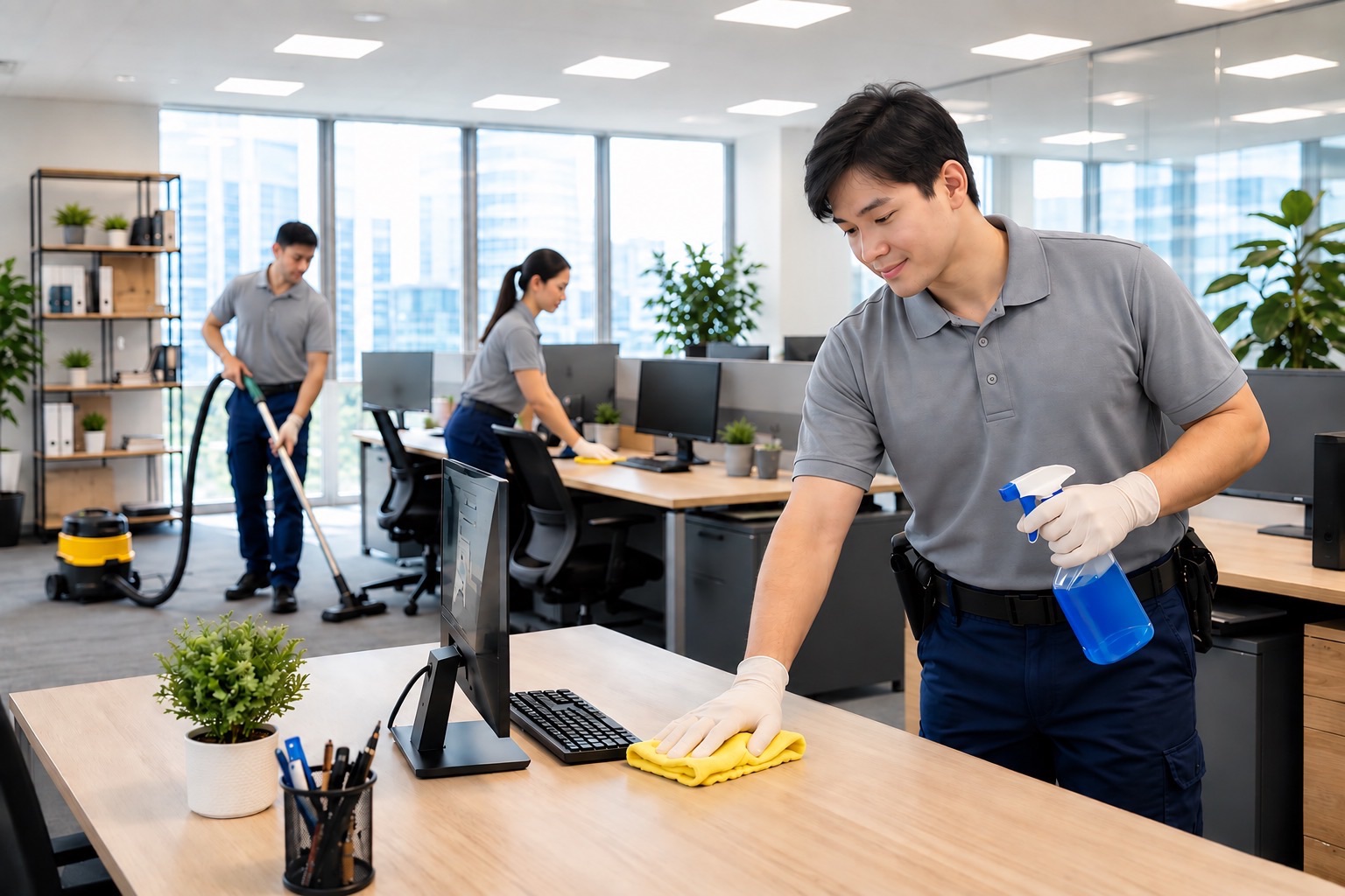 ทีมพนักงาน Big Cleaning ของ KSP360